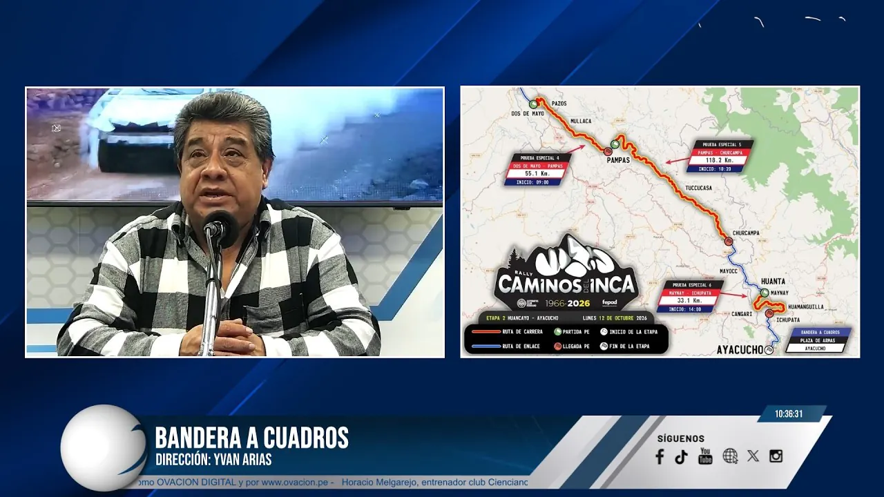 Reproducir: 🔴 #ENVIVO | BANDERA A CUADROS por RADIO OVACION