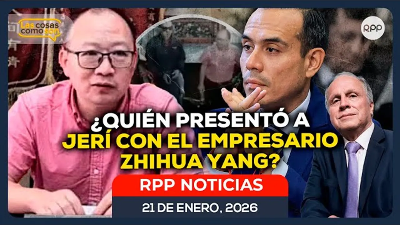 Reproducir: 🔴 EN VIVO Reuniones no oficiales: ¿quién acercó a José Jerí a Zhihua Yang? #LasCosasRPP