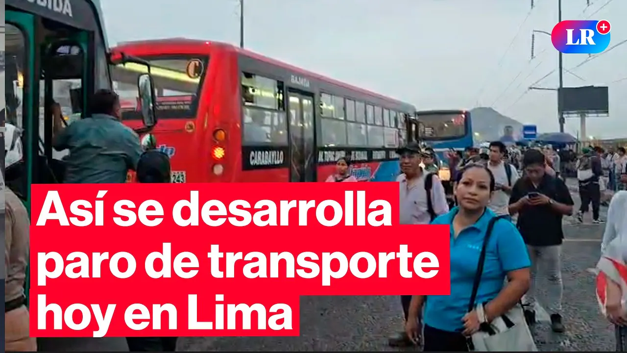Reproducir: 🔴 PARO DE TRANSPORTE HOY: así se desarrolla en Lima | #EnVivoLR
