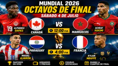 CANADÁ VS. MARRUECOS Y PARAGUAY VS. FRANCIA