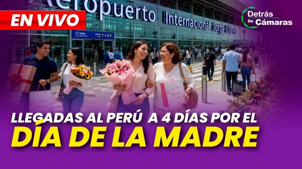 Reproducir: 🔴 EN VIVO | LLEGADA DE PERUANOS POR EL DÍA DE LA MADRE| DETRÁS DE CÁMARAS – Panamericana TV