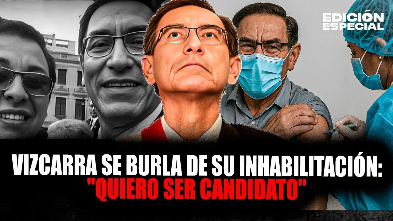 Reproducir: #EnVivo Martín Vizcarra apunta a ser candidato presidencial pese a estar inhabilitado