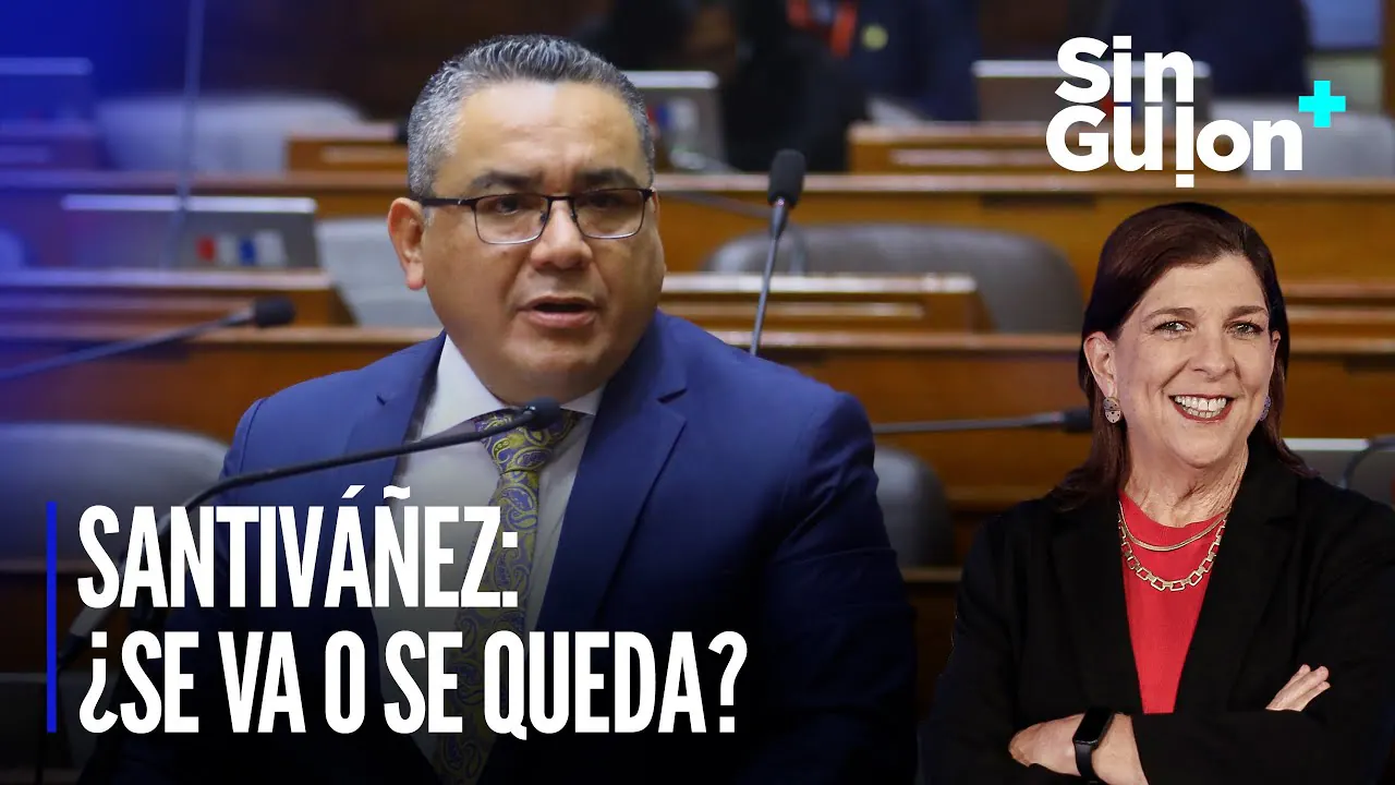 Reproducir: Lluvia de mociones contra Santiváñez y barrio de broncas | Sin Guion con Rosa María Palacios