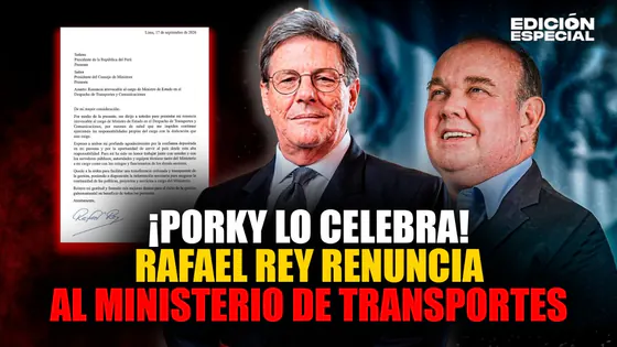 SET 18 - Rafael Rey renuncia al MTC después de varios conflictos con López Aliaga