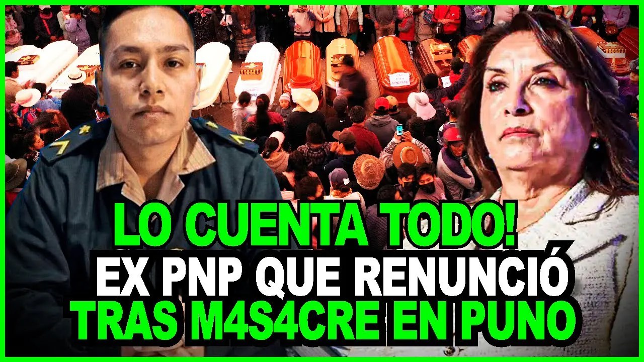 Reproducir: EN EXCLUSIVA! EX PNP JOHN TORRES YATACO QUIEN RENUNCIÓ TRAS M4S4CRE DE JULIACA