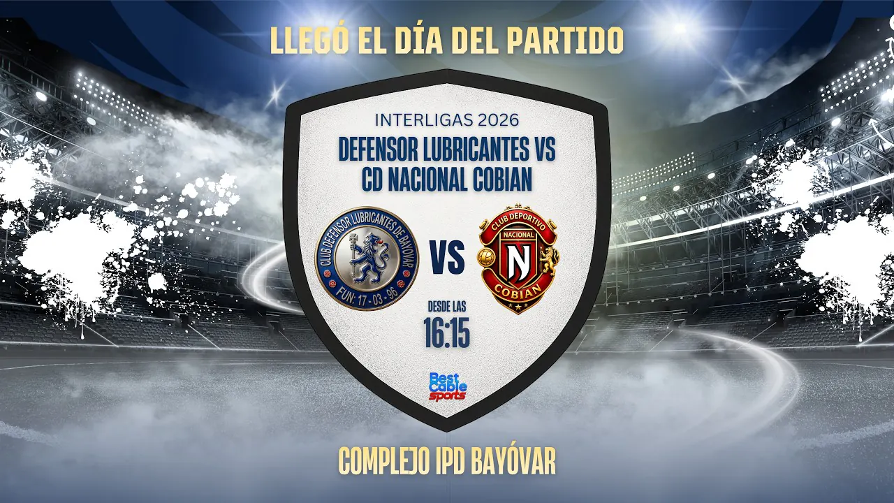 Reproducir: 🔴 ¡EN VIVO! 🎥 Defensor Lubricantes 🆚 CD Nacional Cobian | Interligas 09/05/26