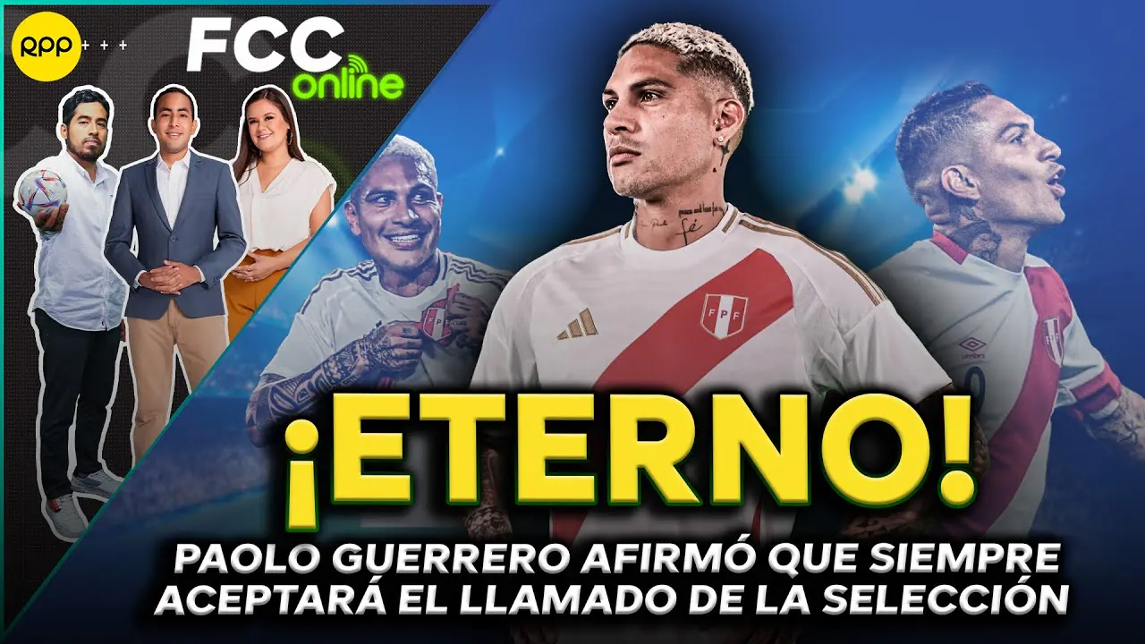 Reproducir: #ENVIVO GUERRERO AFIRMÓ QUE NUNCA SE NEGARÁ JUGAR POR LA SELECCIÓN ¿VA DE TITULAR? #FCCONLINE