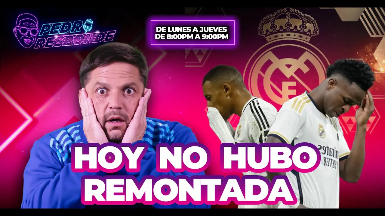 Reproducir: “Ni la magia de Madrid funcionó… ✨⚪️💔 ¿qué pasó, Pedro? 🤔📉”| #PedroResponde