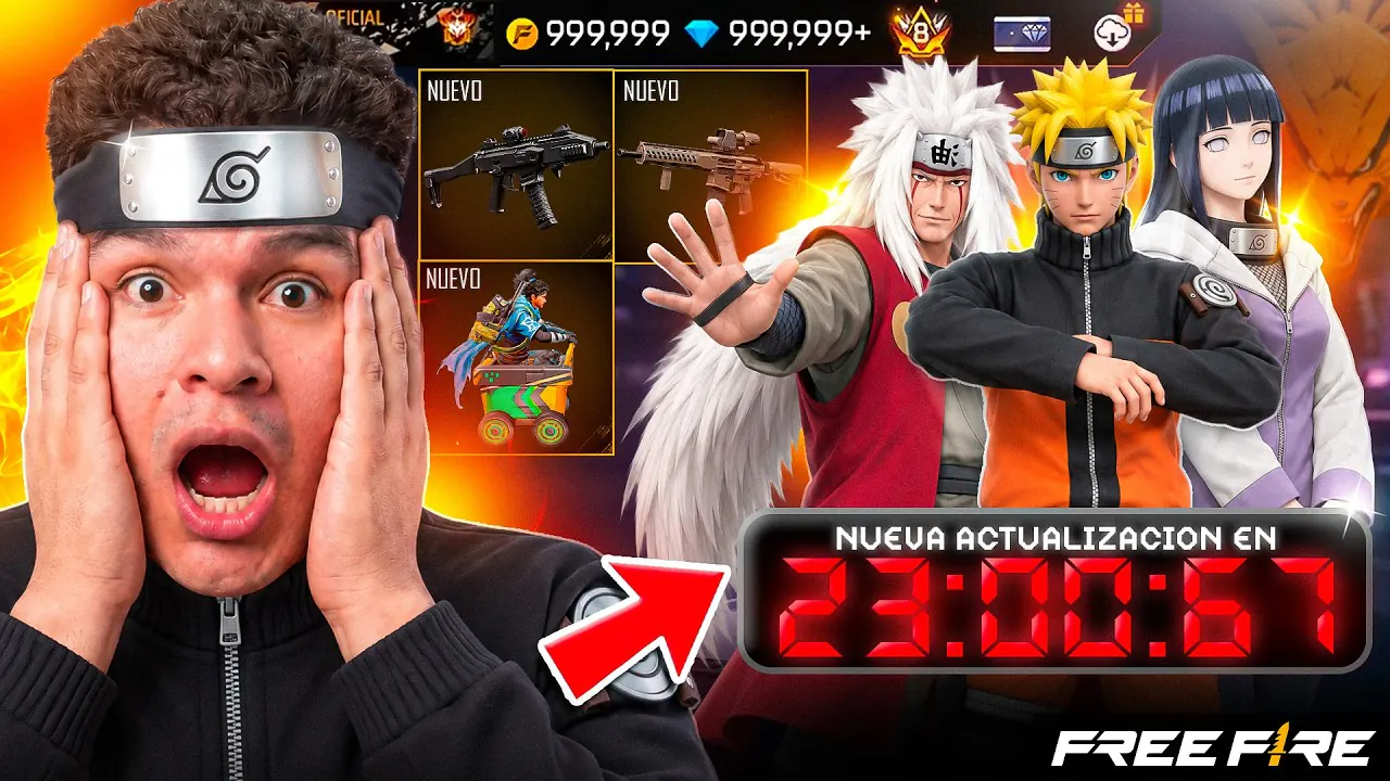 Reproducir: LLEGO LA NUEVA ACTUALIZACION DE NARUTA en Free Fire #freefire
