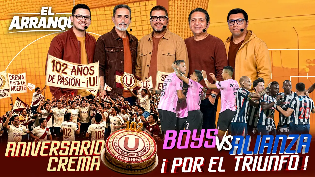 Reproducir: EN VIVO EL ARRANQUE: ANIVERSARIO CREMA - BOYS VS ALIANZA ¡POR EL TRIUNFO!