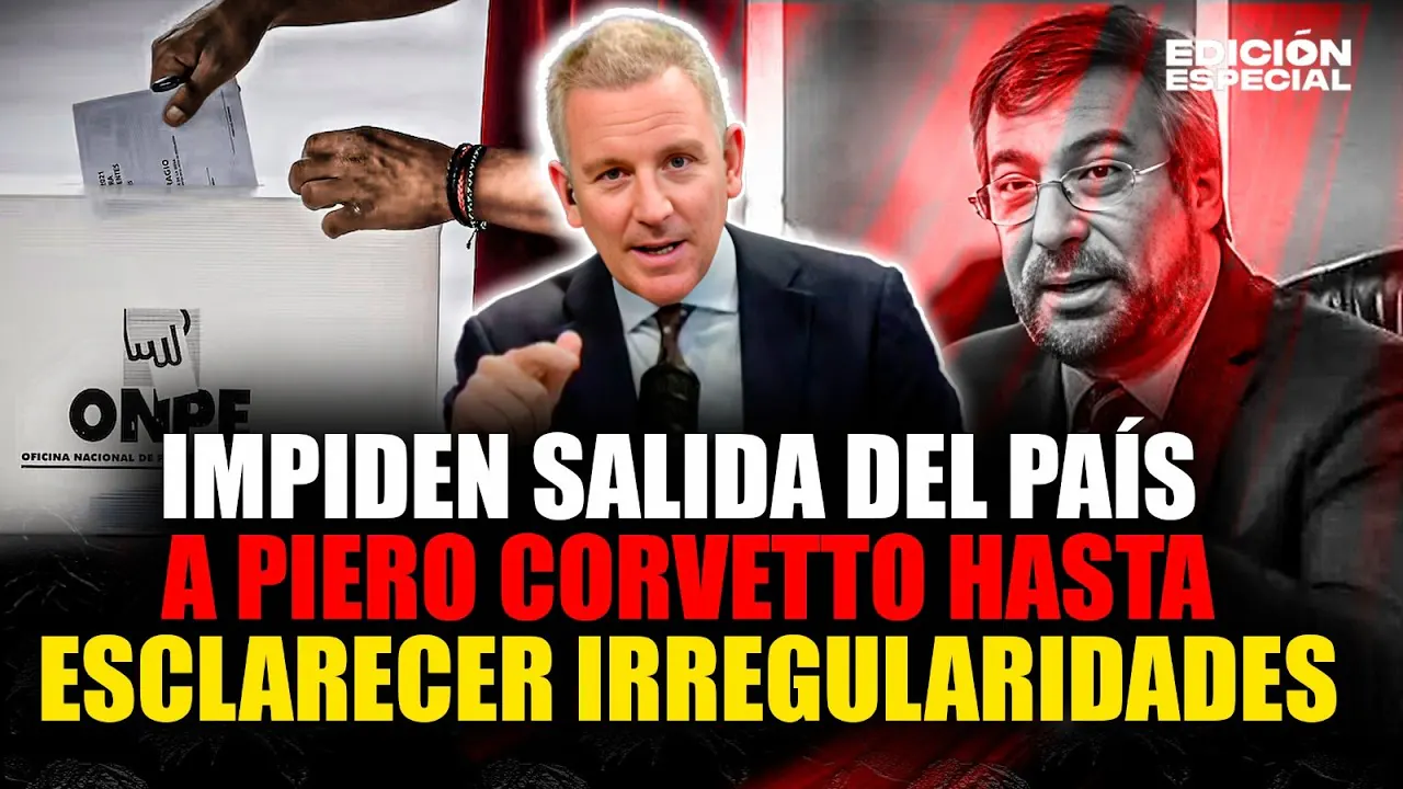 Reproducir: #EnVivo Piero Corvetto: Dictan impedimento salida del país para esclarecer irregularidades