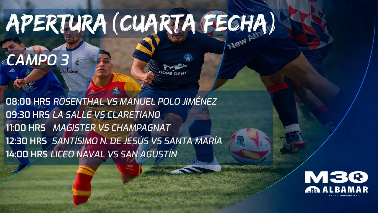 Reproducir: Fútbol ¡EN VIVO! -MASTER 30 INTERCOLEGIOS¡En vivo! ⚽