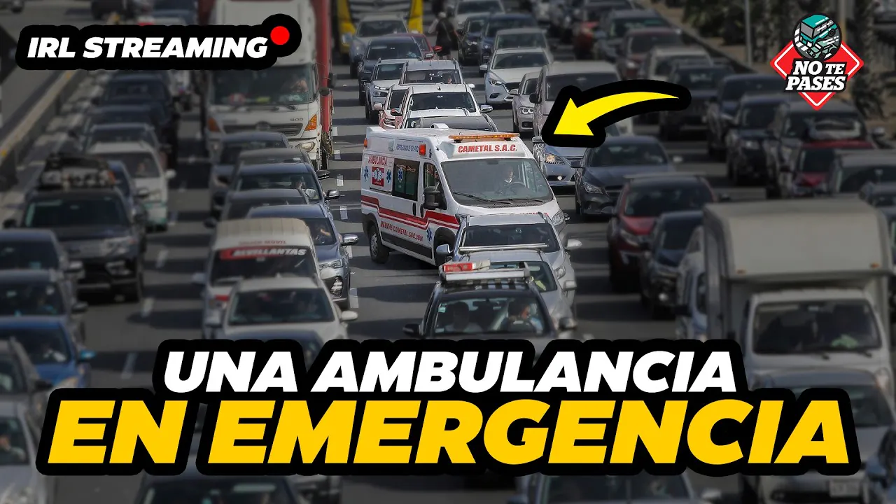 Reproducir: 🔴 IRL #NoTePases: abordo de una ambulancia en emergencia | El Comercio