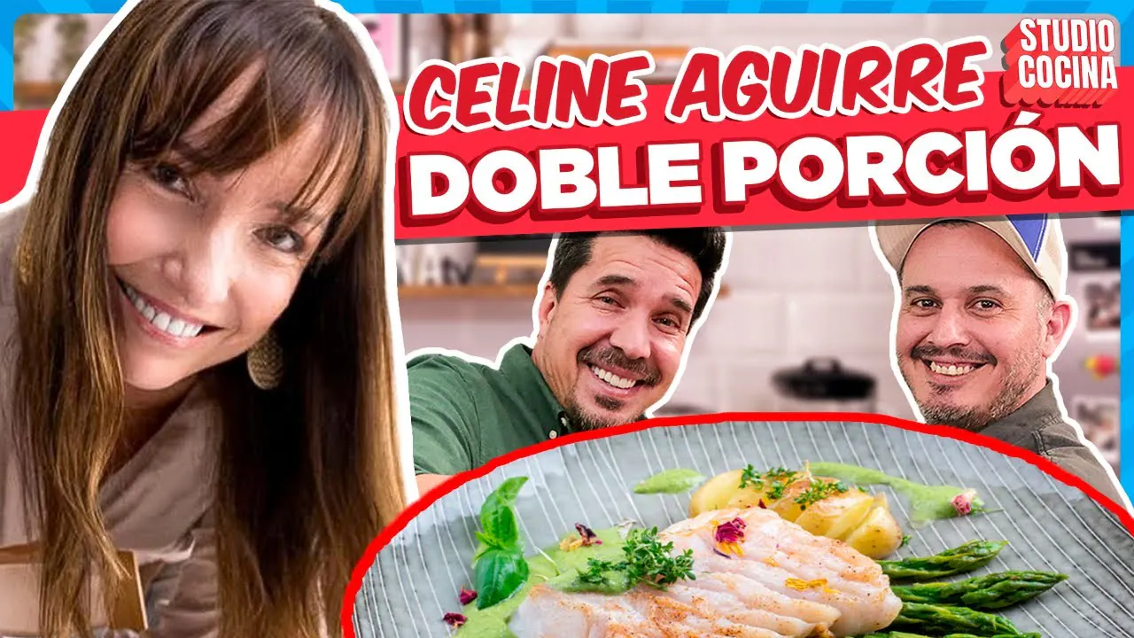 Reproducir: CELINE AGUIRRE VIENE POR SU REFUERZO 😉 I Pescado con puré y espárragos I Studio Cocina