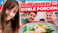 CELINE AGUIRRE VIENE POR SU REFUERZO I Pescado con puré y espárragos I Studio Cocina