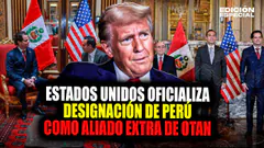 #EnVivo Estados Unidos oficializó al Perú como Aliado Principal No Miembro de la OTAN