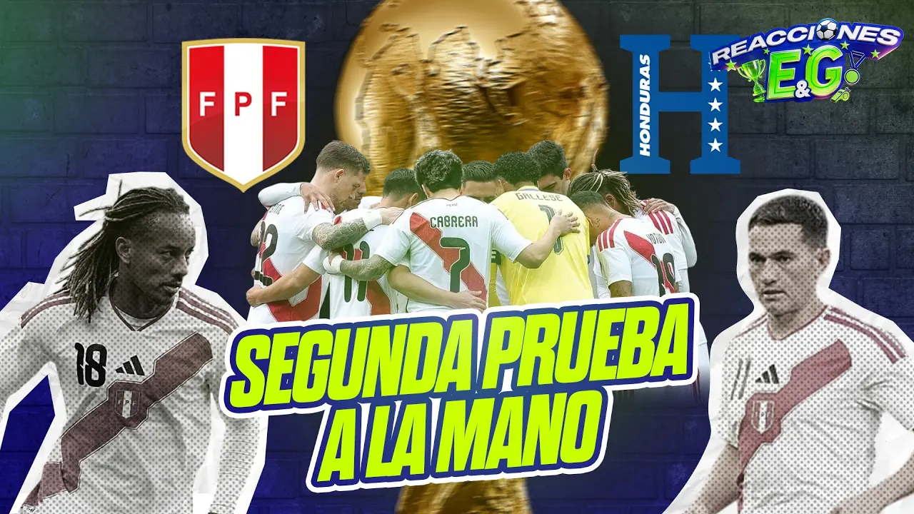 Reproducir: [REACCION] PERÚ VS HONDURAS | REACCIONAMOS AL SEGUNDO PARTIDO DE LA BICOLOR EN LA ERA MANO MENEZES🔥