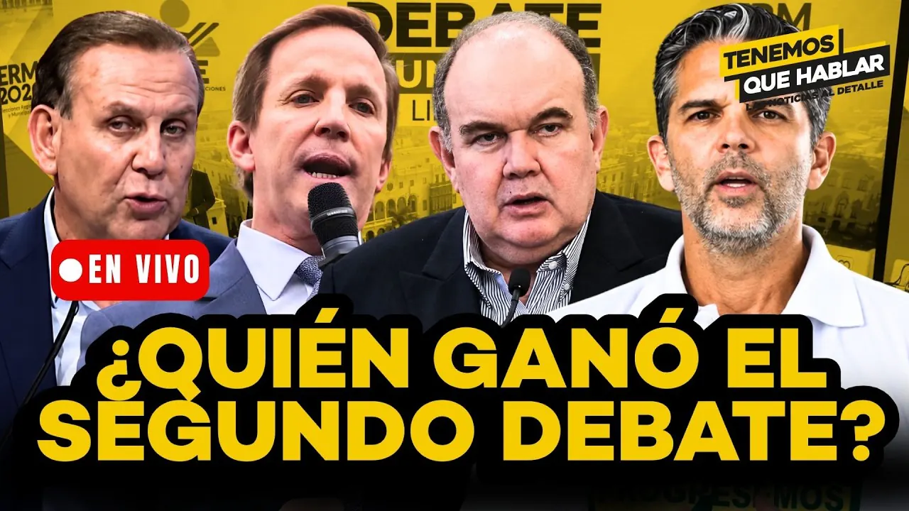 Reproducir: 🔴 LÓPEZ ALIAGA, ALLISON Y OTROS CANDIDATOS: ¿QUÉ DEJÓ EL SEGUNDO DEBATE MUNICIPAL? | #TQH
