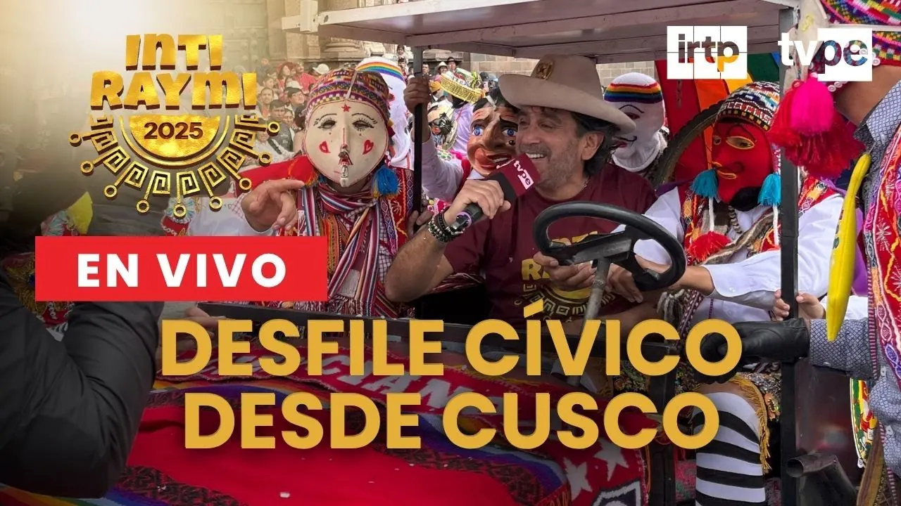 Reproducir: 🔴 EN VIVO | Desfile Cívico del Inti Raymi 2025 desde Cusco | TVPerú