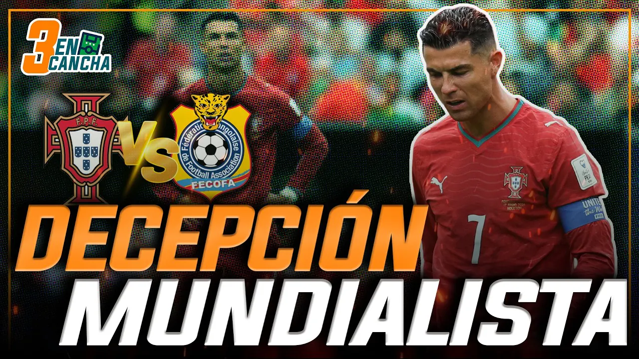 Reproducir: #ENVIVO | 🔴 ¡CRISTIANO RONALDO NO PUDO HACER LA DIFERENCIA ANTE RD CONGO! #3ENCANCHA