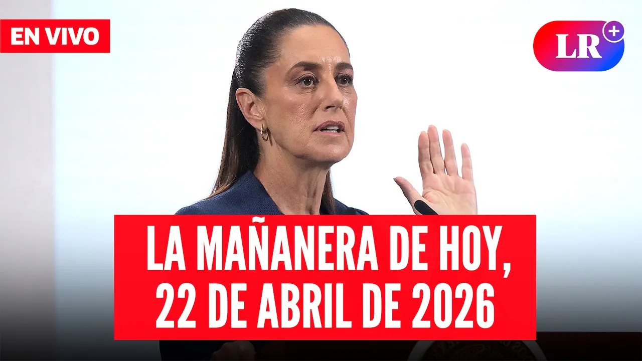 Reproducir: 🔴 Claudia Sheinbaum EN VIVO en la Mañanera de HOY, 22 de abril de 2026 | #LR