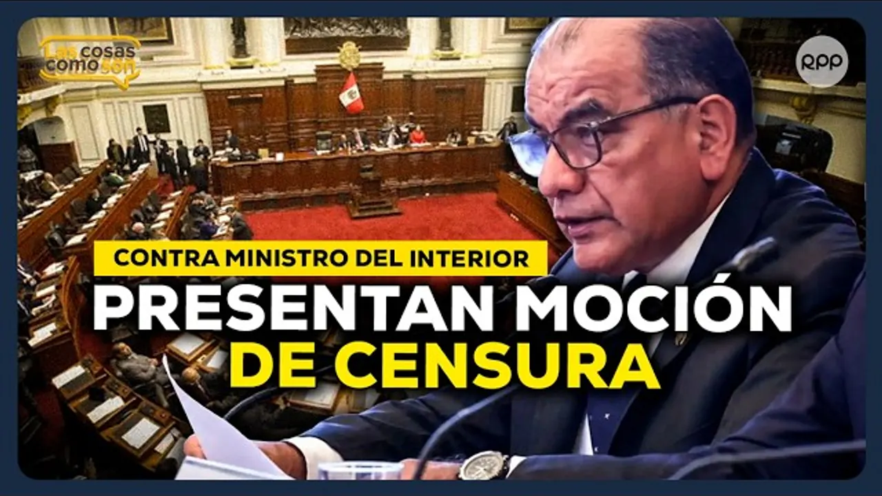 Reproducir: PRESENTAN MOCIÓN DE CENSURA CONTRA EL MINISTRO DEL INTERIOR 🔴 MARITZA CANALES EN LAS COSAS COMO SON