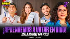 APRENDEMOS A VOTAR EN VIVO | KARLA RAMÍREZ NOS ENSEÑA | #LAMANADAGALÁCTICA