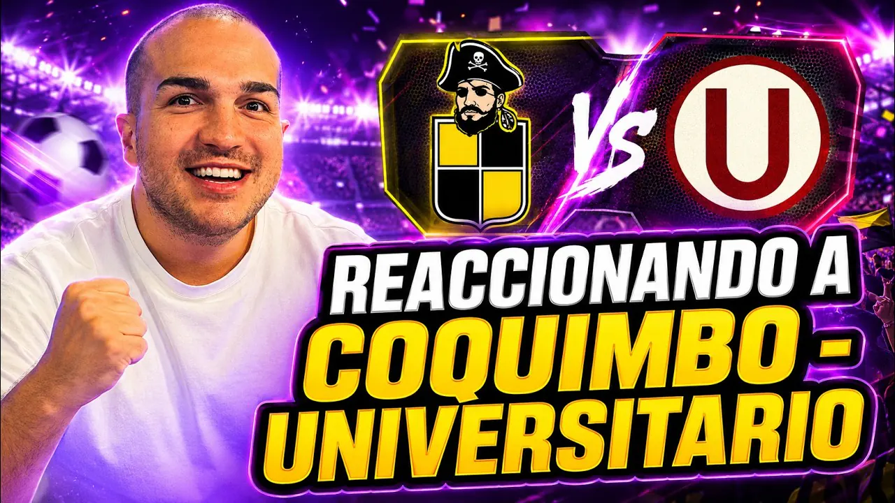 Reproducir: #ENVIVO REACCIONANDO AL COQUIMBO - UNIVESITARIO COPA LIBERTADORES | LA PICHANGA CON SEBAS DEL SOLAR