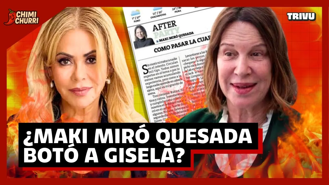 Reproducir: GISELA EXPLOTA Y EXPONE A AMÉRICA TV POR NO DEJARLA INGRESAR A LAS INSTALACIONES | CHIMI CHURRI💋