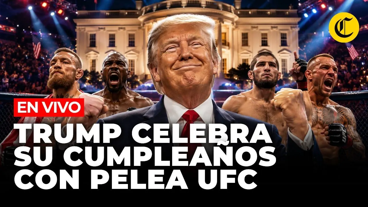 Reproducir: 🔴 TRUMP CELEBRA SUS 80 AÑOS CON EVENTO UFC EN LA CASA BLANCA | EN VIVO  | El Comercio