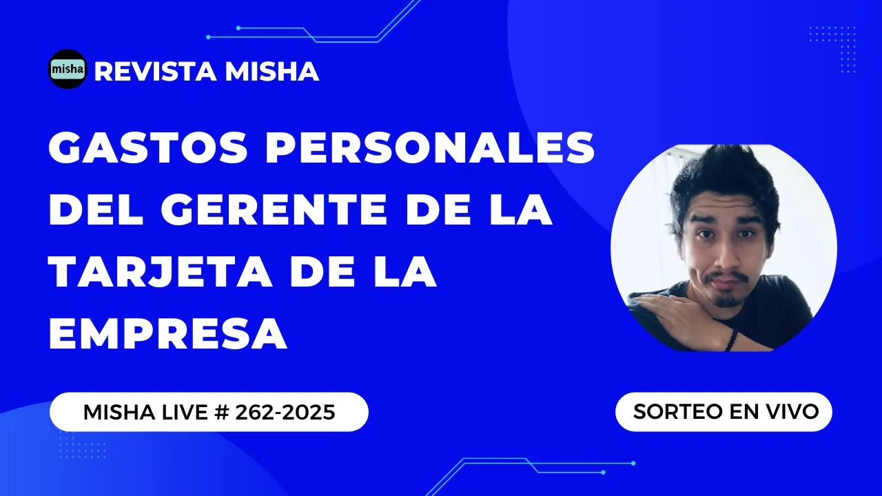Reproducir: GASTOS PERSONALES DEL GERENTE DE LA TARJETA DE LA EMPRESA