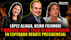 #EnVivo Rafael López Aliaga y Keiko Fujimori se verán las caras en nuevo debate presidencial