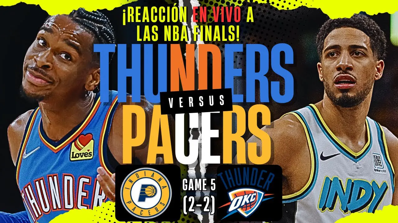 Reproducir: 🚨 ¡LOCURA TOTAL EN LAS FINALES NBA! 💥 THUNDER VS. PACERS 🔥 JUEGO 5 EN VIVO 😱 #NBAFINALS