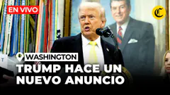 EN VIVO: TRUMP HACE IMPORTANTE ANUNCIO DESDE LA CASA BLANCA | El Comercio