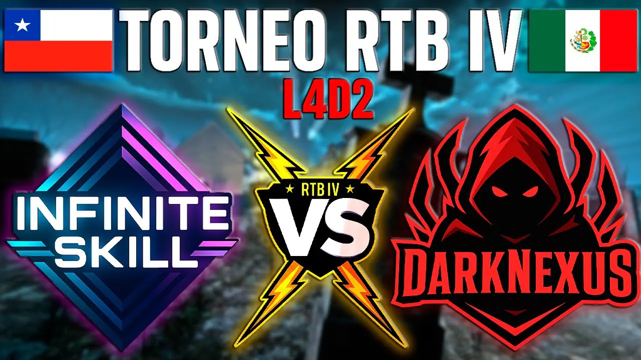 Reproducir: TORNEO RTB IV LEFT 4 DEAD 2 | DarkNexus VS Infinite Deluxe Skill | MX/PE VS Chile/Guatemala |