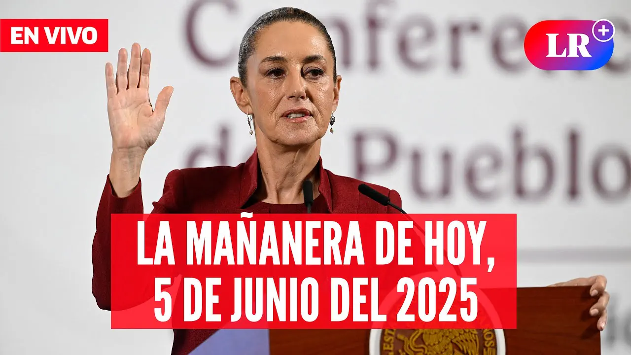 Reproducir: 🔴 Claudia Sheinbaum EN VIVO HOY: La Mañanera del Pueblo del 05 de junio de 2025