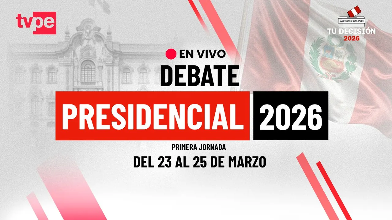 Reproducir: 🔴 EN VIVO: Debate Presidencial 2026 🇵🇪 | Primera jornada HOY 25 de marzo