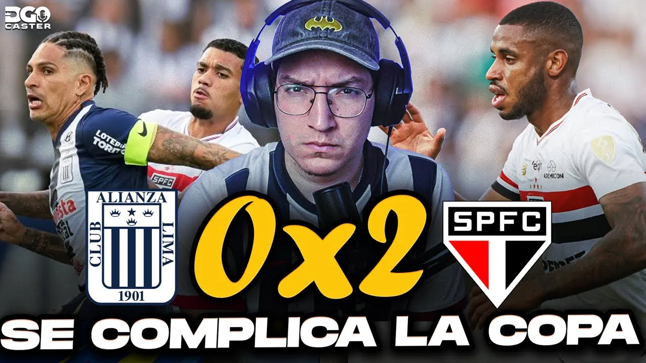 Reproducir: Alianza Lima 0-2 Sao Paulo: TERRIBLE DERROTA y se complica la Copa Libertadores