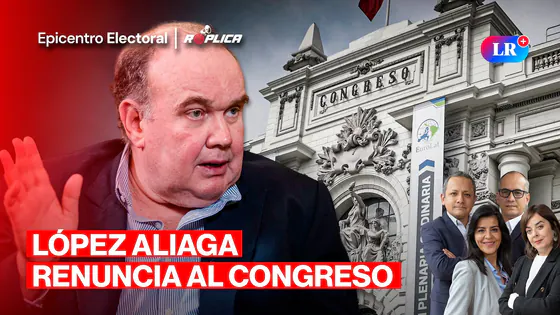 RAFAEL LÓPEZ ALIAGA ANUNCIA QUE NO ASUMIRÁ COMO SENADOR | RÉPLICA
