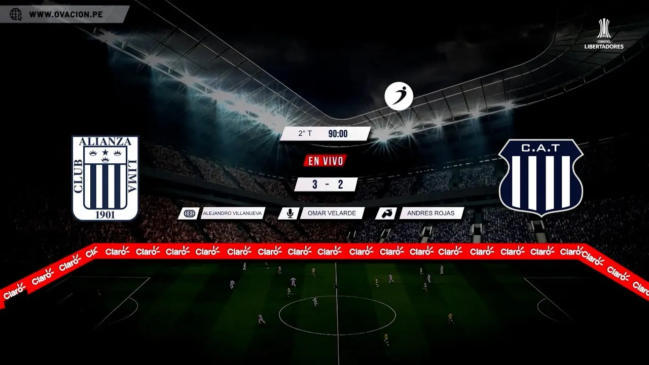 Reproducir: Alianza Lima vs Talleres por RADIO OVACION 🔴 #ENVIVO | COPA LIBERTADORES