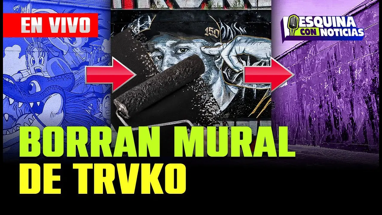 Reproducir: 😡 Borran mural de Trvko y Dina piensa postular en 2026 | #EsquinaConNoticias