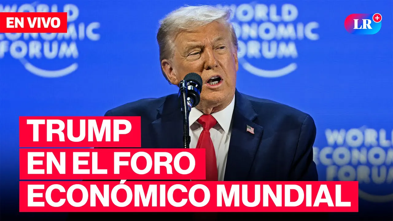 Reproducir: 🔴 EN VIVO: DONALD TRUMP DA DISCURSO EN EL FORO ECONÓMICO MUNDAL | #TLR