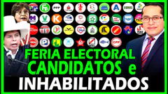ESCÁNDALO: JNE convierte el 2026 en feria electoral, quiénes son los candidatos y los inhabilitados?