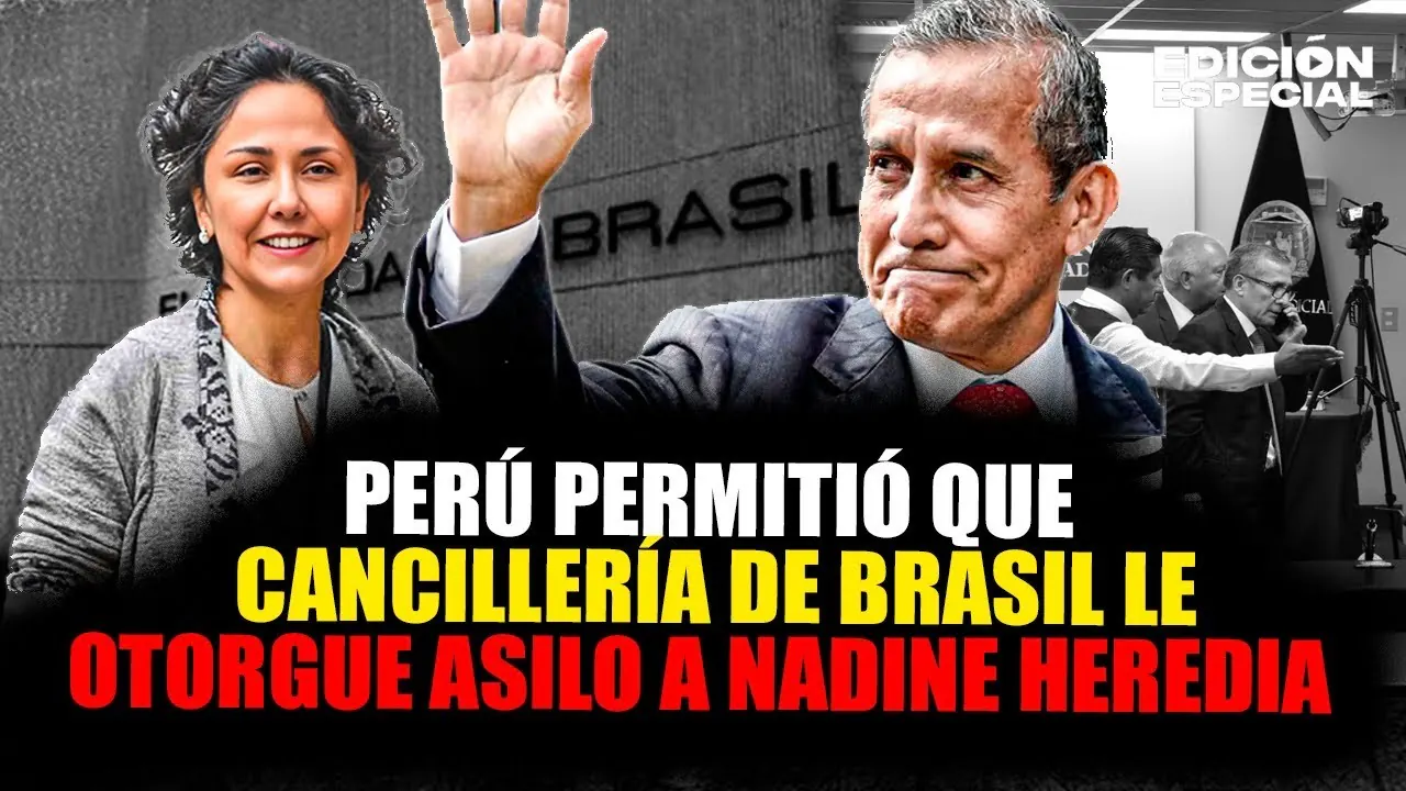 Reproducir: #EnVivo Nadine Heredia llega a Brasil con asilo diplomático