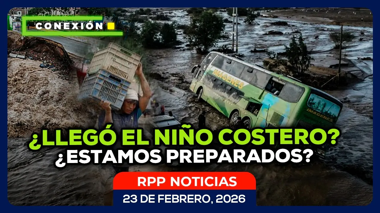 Reproducir: 🔴 Fenómeno El Niño Costero: ¿Perú está preparado? #FEEG2026 #CONEXIONRPP