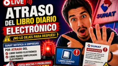 SUNTA notifica ATRASO del Libro Diario Electrónico