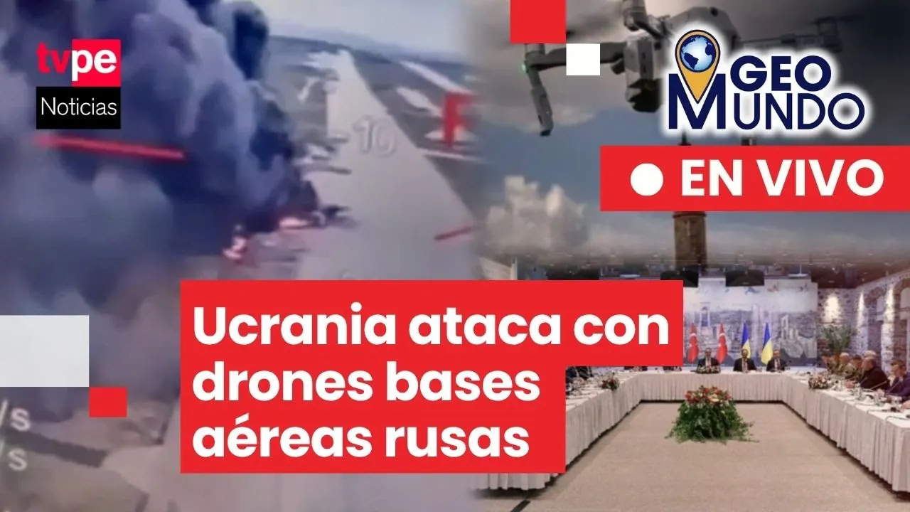 Reproducir: Ucrania ataca con drones bases aéreas rusas. | "Geomundo"