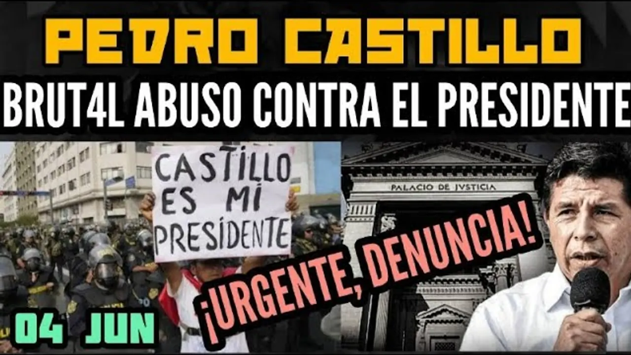 Reproducir: ALERTA: DIKTADURA ARREMETE CONTRA EL PRESIDENTE CASTILLO Y SUS ABOGADOS EN BARBADILLO - 04 JUN