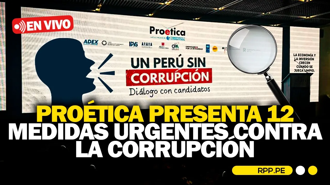 Reproducir: 🔴#ENVIVO: Proética presentará 12 medidas urgentes contra la corrupción #rppespeciales