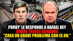 #EnVivo López Aliaga le responde al ministro Rafael Rey y asegura que trenes sí fueron donados